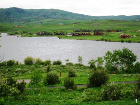Lake Catamount in spring